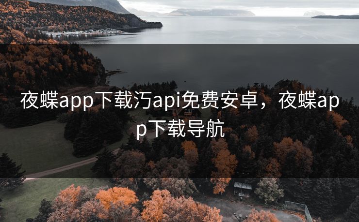 夜蝶app下载汅api免费安卓,夜蝶app下载导航